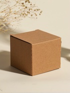 Свеча в подсвечнике вулканическом «Чаша», деревянный фитиль, персиковая, 9.3×9.3×5.5 см - Фото 4