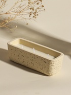 Свеча в подсвечнике «Ящик», 3 хлопковых фитиля, белая, 5.2×15×4.7 см - фото 61615318