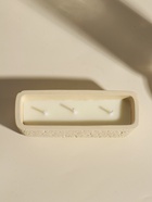 Свеча в подсвечнике «Ящик», 3 хлопковых фитиля, белая, 5.2×15×4.7 см - фото 61615319