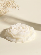 Свеча декоративная «Бутон пиона», белая, 16×14×4 см - Фото 1