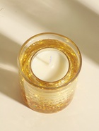 Свеча в стакане с LED-подсветкой «Золотые звёздочки», 8×8×9 см - фото 119424754