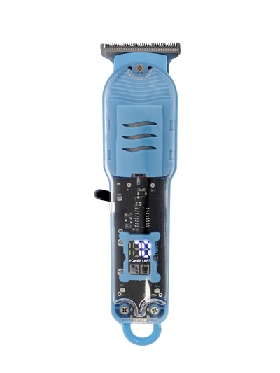 Машинка для стрижки LTRI-14, 4 насадки, 1,5/2/3/4 мм, USB, голубая