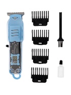 Машинка для стрижки LTRI-14, 4 насадки, 1,5/2/3/4 мм, USB, голубая - Фото 6