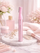 Триммер LEP-05, для бровей, от батареек 1хААА, розовый - Фото 3