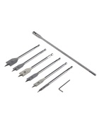 УЦЕНКА Набор сверл перовых ТУНДРА, шестигр. хвост., 10-12-16-18-20-25 мм + удлинитель 300 мм 1096091 10960912