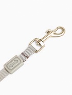 Рулетка - поводок для собак, лента 3 м, серая/сиреневая - фото 61087421