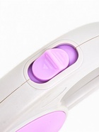 Рулетка - поводок для собак, лента 3 м, серая/сиреневая - фото 61087422