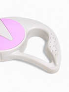 Рулетка - поводок для собак, лента 3 м, пластик, серая, сиреневая - фото 61953388