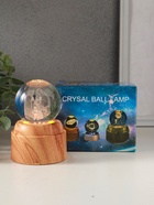 Световая фигурка стекло «Шар. Голограмма: Рождение», 6×LED, d=6 см, крутится, USB, 7×7×10 см - Фото 6