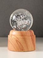 Световая фигурка стекло «Шар. Голограмма: Пузыри», 6×LED, d=6 см, крутится, USB, 7×7×10 см - Фото 3