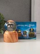 Световая фигурка стекло «Шар. Голограмма: Медузы», 6×LED, d=6 см, крутится, USB, 7×7×10 см - Фото 6