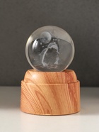 Световая фигурка стекло «Шар. Голограмма: Дельфины под луной», 6×LED, d=6 см, крутится, USB, 7×7×10 см - Фото 4