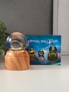 Световая фигурка стекло «Шар. Голограмма: Дельфины под луной», 6×LED, d=6 см, крутится, USB, 7×7×10 см - Фото 6