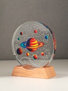 Световая фигурка стекло «Диск. Голограмма: Планетарий», 5×LED, d=10 см, USB, цветной, 10×4×11.4 см - Фото 4