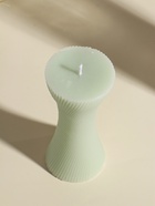 Свеча декоративная «Талия», нежно-зелёная, 5.8×5.8×13.2 см - фото 61615371