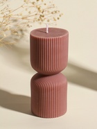 Свеча декоративная «Греция», капучино, 6×6×14 см - фото 61615382