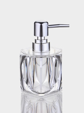 Дозатор для мыла «Хрусталь», 220 мл, пластик