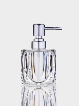 Дозатор для мыла «Хрусталь», 220 мл, пластик