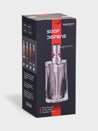 Дозатор для мыла «Изгиб», 210 мл, пластик - фото 61615425