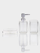 Набор для ванной «Эко», 3 предмета, дозатор, стакан, мыльница - фото 809346987