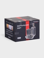 Набор для ванной «Эко», 3 предмета, дозатор, стакан, мыльница - фото 809346992