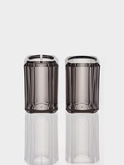 Набор для ванной «Кристалл», 4 предмета, дозатор, 2 стакана, мыльница - фото 809346996