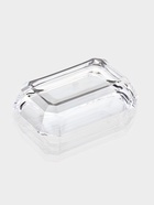 Набор для ванной «Кристалл», 4 предмета, дозатор, 2 стакана, мыльница - фото 809347007