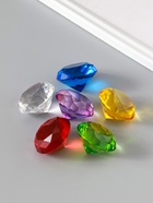 Сувенир стекло "Бриллианты" набор 6 шт d=4 см в коробке 11х8х4 см - фото 61953501