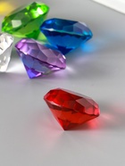 Сувенир стекло "Бриллианты" набор 6 шт d=4 см в коробке 11х8х4 см - фото 61953502