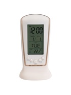 Часы-будильник электронные LB-02 «Обелиск», дата, температура, подсветка, белый - Фото 1