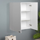 УЦЕНКА Шкаф навесной для ванной комнаты, две полки Пронто, 60 х 24 х 80 см - Фото 2