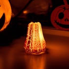 УЦЕНКА Фигура светодиодная «Тыква», 6×9 см, 1 LED, AG13×3 (в компл.), Т/БЕЛЫЙ - Фото 1