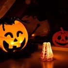 УЦЕНКА Фигура светодиодная «Тыква», 6×9 см, 1 LED, AG13×3 (в компл.), Т/БЕЛЫЙ - Фото 3