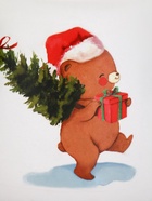 Кружка керамическая, новогодняя «Мишка», 450 мл 10897693