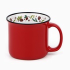 Кружка керамическая, новогодняя «Шишки», 450 мл 10897694