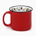 Кружка керамическая, новогодняя «Шишки», 450 мл 10897694