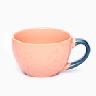 Кружка керамическая, новогодняя «Снегири», 220 мл - фото 61953579