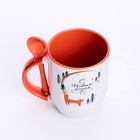 Кружка с ложкой керамическая «С Новым годом», 350 мл - Фото 4