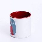 Кружка керамическая, новогодняя «Теплой зимы», 380 мл - фото 9534948