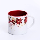 Кружка керамическая, новогодняя «Новый год принесет счастье», 380 мл - фото 123128786