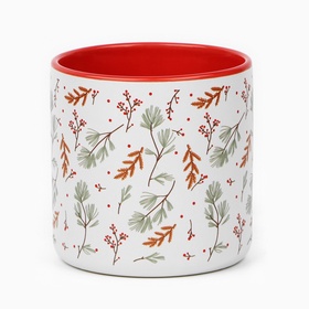 Кружка керамическая, новогодняя «Лесная сказка», 380 мл