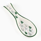 Подставка под ложку новогодняя «Зимний лес», 7×22.3 см - фото 809610816