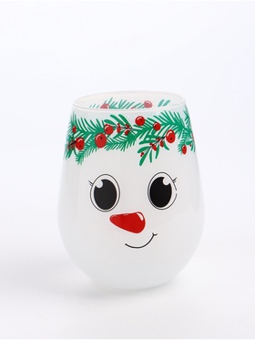 Стакан новогодний «Снеговик», 620 мл