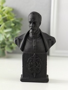 Бюст Дзержинского Ф.Э., гипс, 12×7.5×4 см, графит - Фото 2