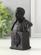 Бюст Дзержинского Ф.Э., гипс, 12×7.5×4 см, графит - Фото 5