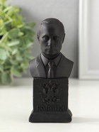 Бюст «Путин В.В.», гипс, 12×6 см, графит - Фото 2