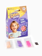 Магнит из полимерной глины своими руками «Лапка», набор для творчества - Фото 2