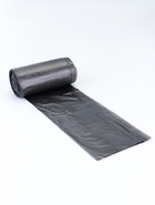 Мешки для мусора в рулоне 30 л, черные, ПНД, толщина 15 мкм, 50 шт. - фото 61615576