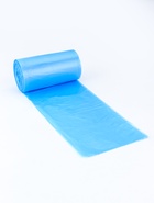Мешки для мусора в рулоне 60 л, голубые, ПНД, толщина 15 мкм, 50 шт. - фото 61615584