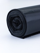 Мешки для мусора 100 л, 50 мкм, ПВД, в рулоне, 10 шт., чёрные - фото 61615587